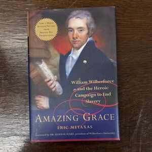 Harper Amazing Grace Book Cover - Blue and Red
